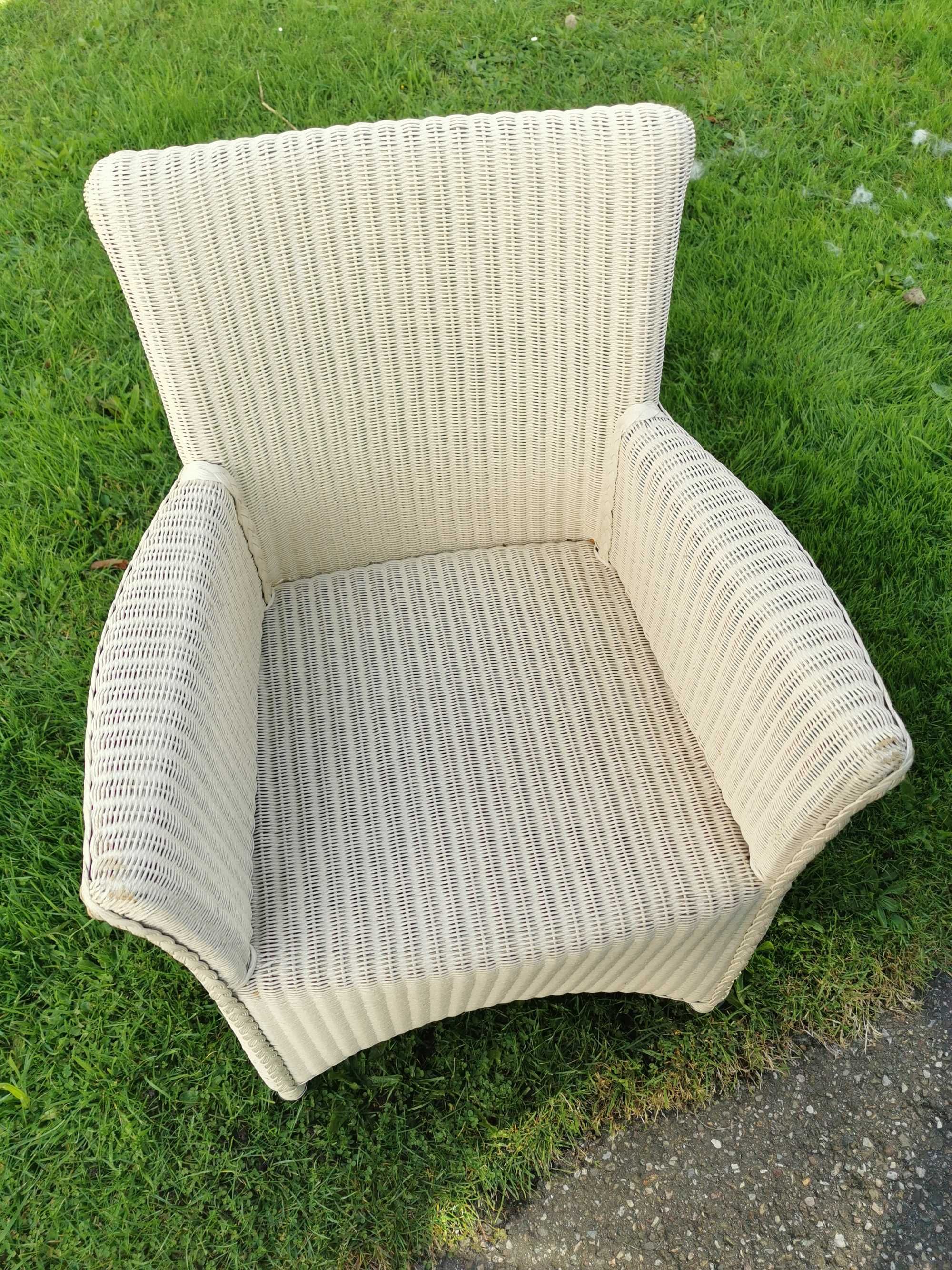 Krzesła do jadalni na taras Lloyd Loom Rattan ECRU 4 szt. Super Jakość