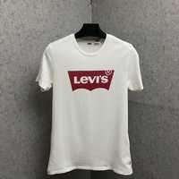 LEVIS Чоловіча біла футболка, розмір S
