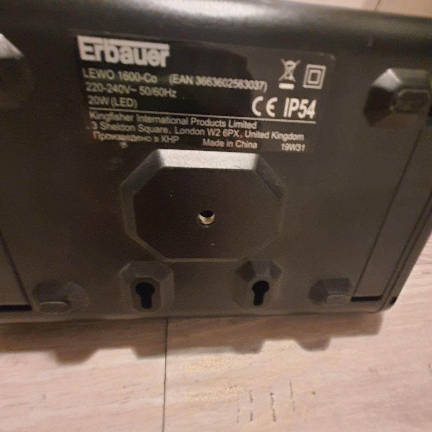 Lampa Led  Erbauer 20 W