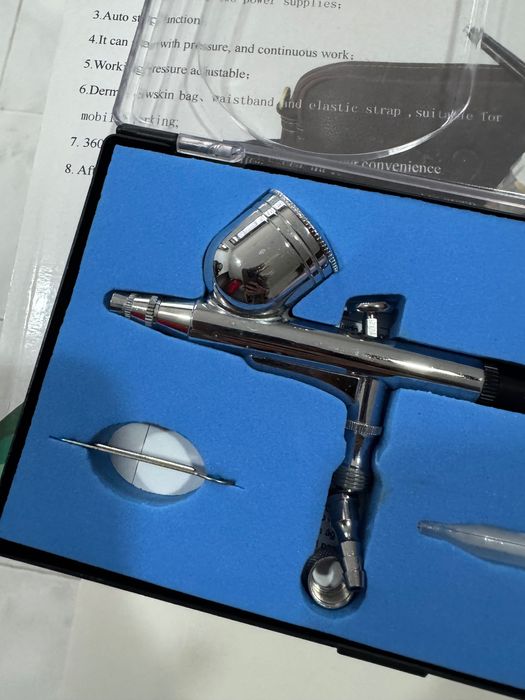 Aerógrafo e mini compressor - Novo