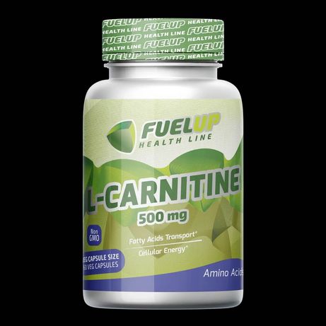 FuelUp Карнiтин (L-Carnitine) 500 мг 180 капсул (veg)