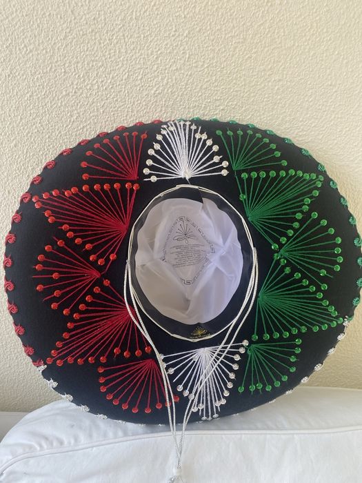 Chapéu tipico mexicano veio de uma viagem ao mexico 48 cm