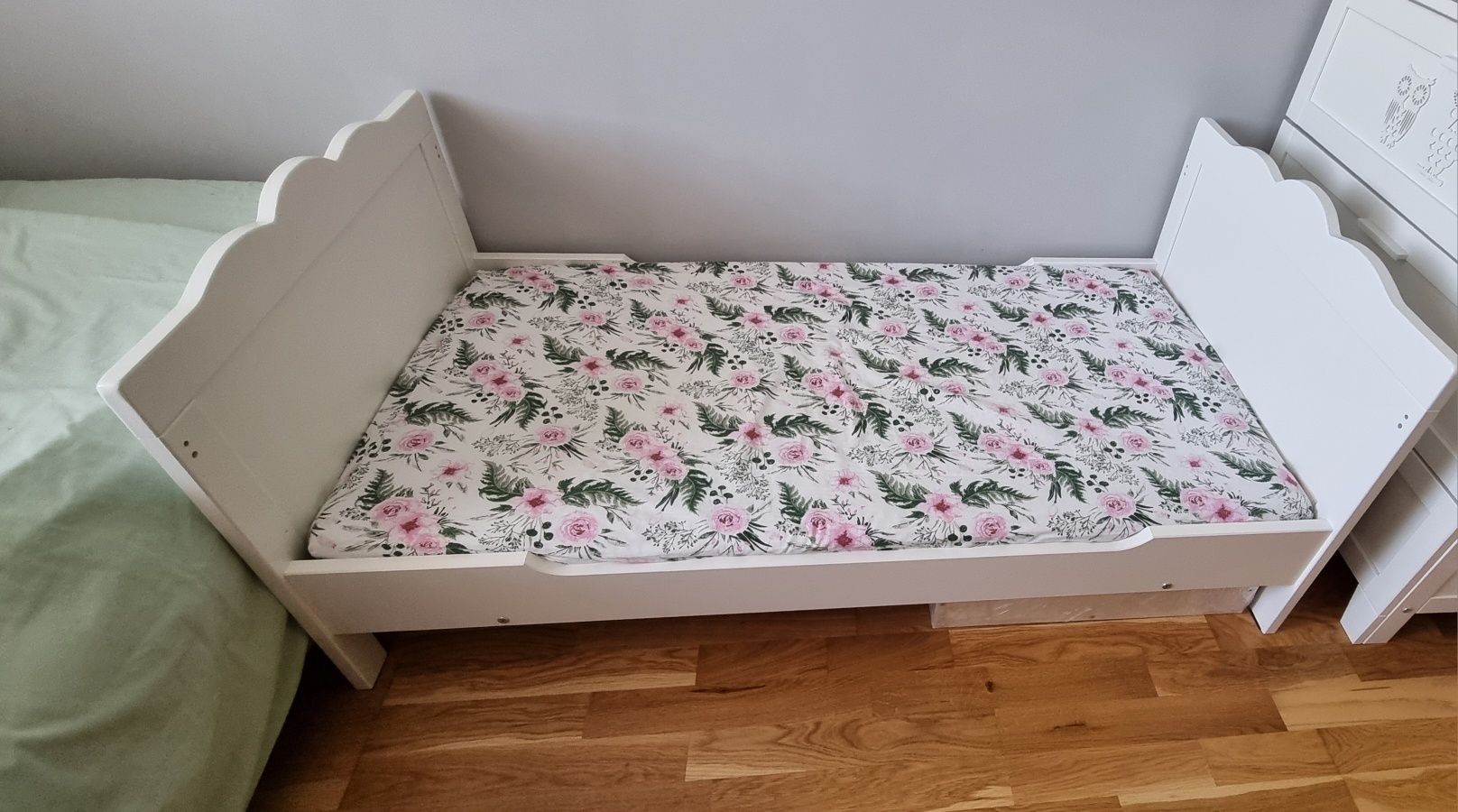 Łóżeczko 3w1 białe