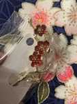 Piękne kanzashi, spinka do upięcia włosów