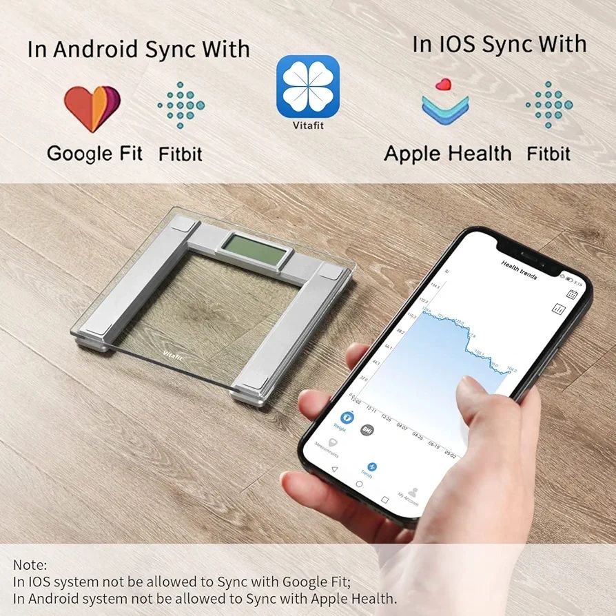 Waga łazienkowa Vitafit Bluetooth z aplikacją
