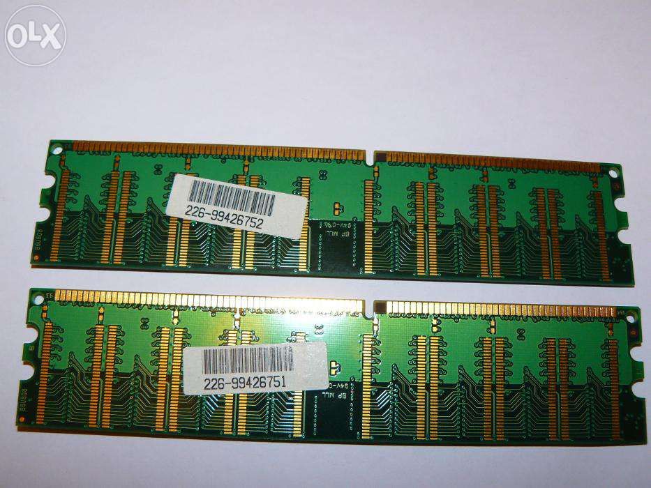 Память для компьютера DDR400 PC3200 CL3 500 MB 2x256MB