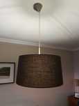 Candeeiro teto suspenso oval - Sala