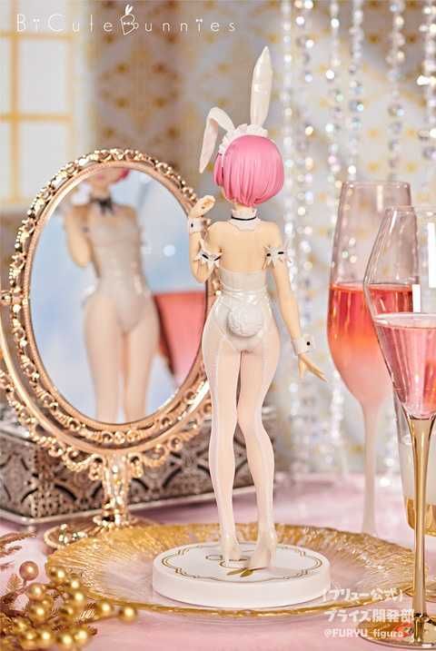 Re:ZERO Bunnies Figure Ram White Pearl Аніме фігурка Оригінал