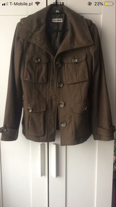 moro kurtka wiosenna przejściówka wełniana khaki