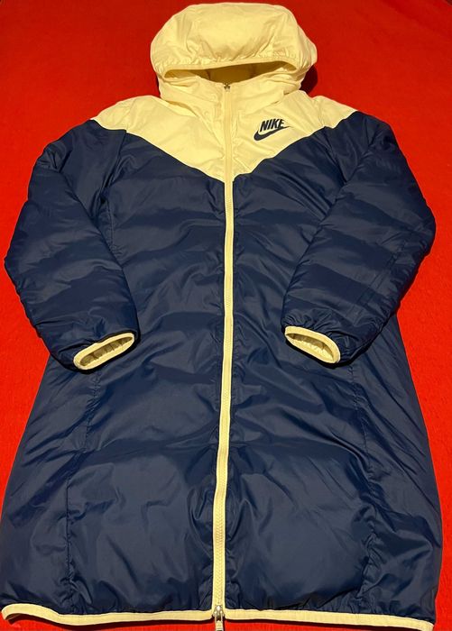 Двосторонній натуральний пуховик куртка NIKE р.XS/S ідеальний стан