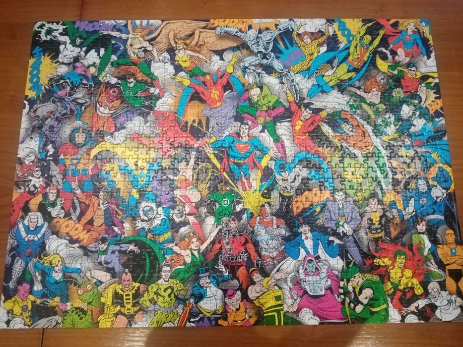 Puzzle 1000 peças liga da justiça