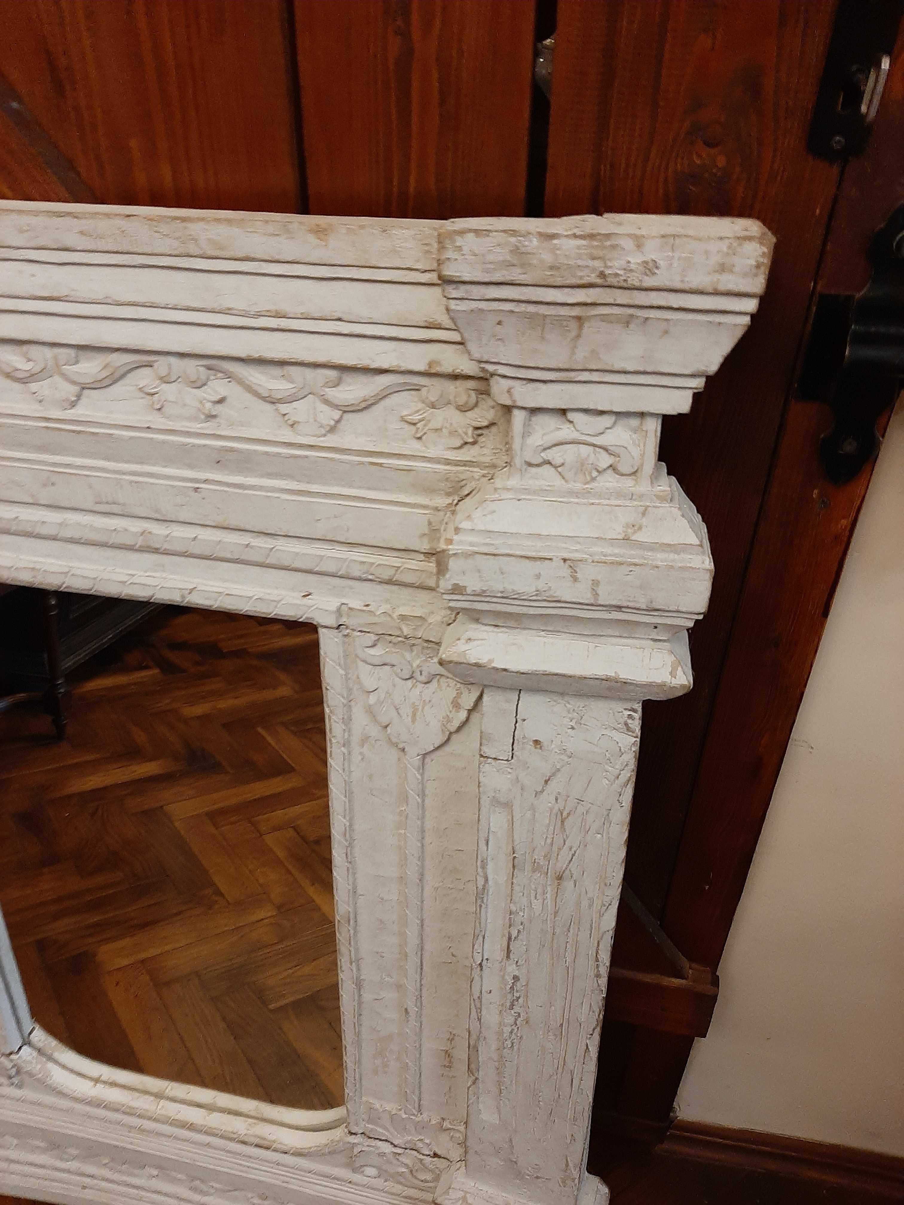 Zabytkowe Lustro w stylu Prowansalskim 110 x86 cm