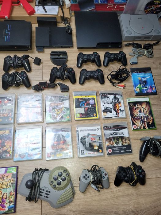 Retro Zesraw PlayStation 1 Nintendo Wii Gry PS3 Pady PS2 Arcade Stick