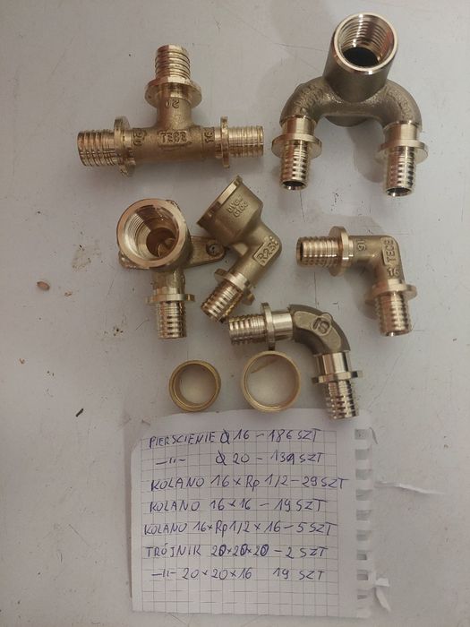 Kształtki tece różne