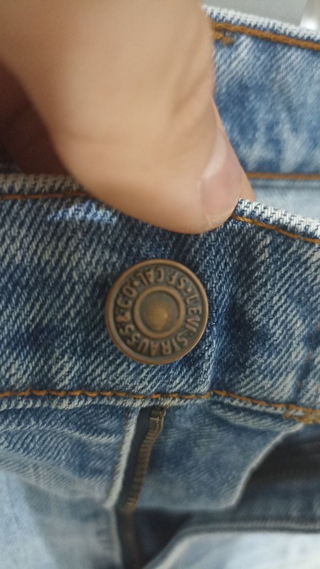 Shorty krótkie spodenki jeansowe granatowe męskie niebieskie Levi's