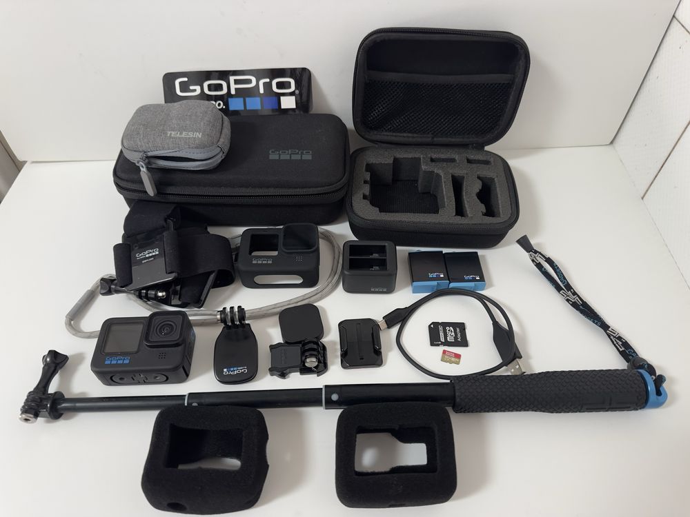 GoPro Hero 10 Black com extras