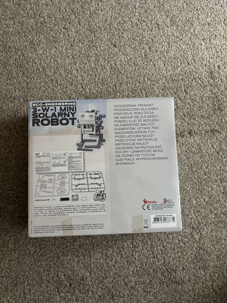 Mini Robot Solarny, 3 w 1, marki 4M