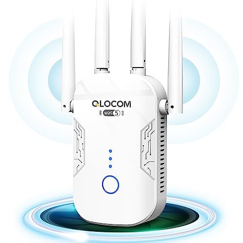 QLOCOM 2024 Wzmacniacz zasięgu WiFi 1200Mbps Dual Band