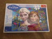 Puzzle 100 elementów kompletne Kraina Lodu Anna i Elsa