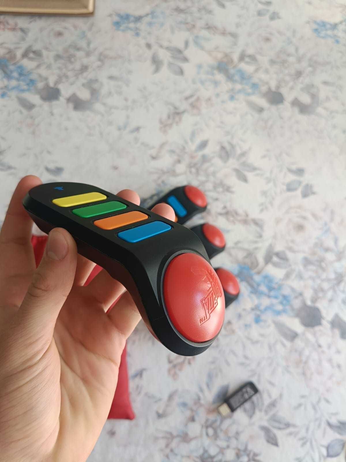 Kontrolery do gry Buzz ps2 ps3 4szt + pendrive i worekczek.