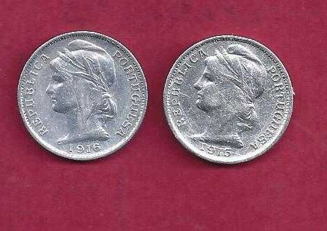 COLEÇÃO  Completa  20 Centavos  de Prata 1913 e 1916