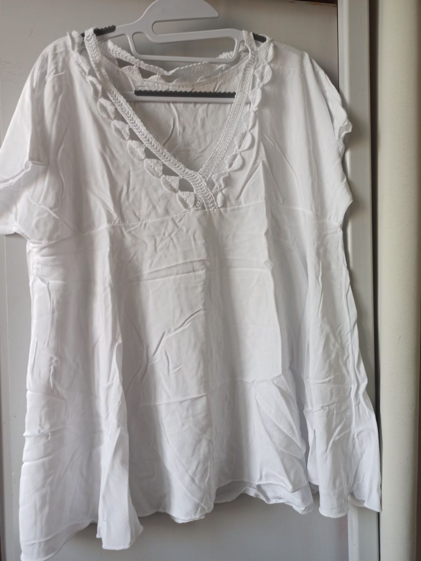 Biała bluzka, wiskoza rozmiar M/L