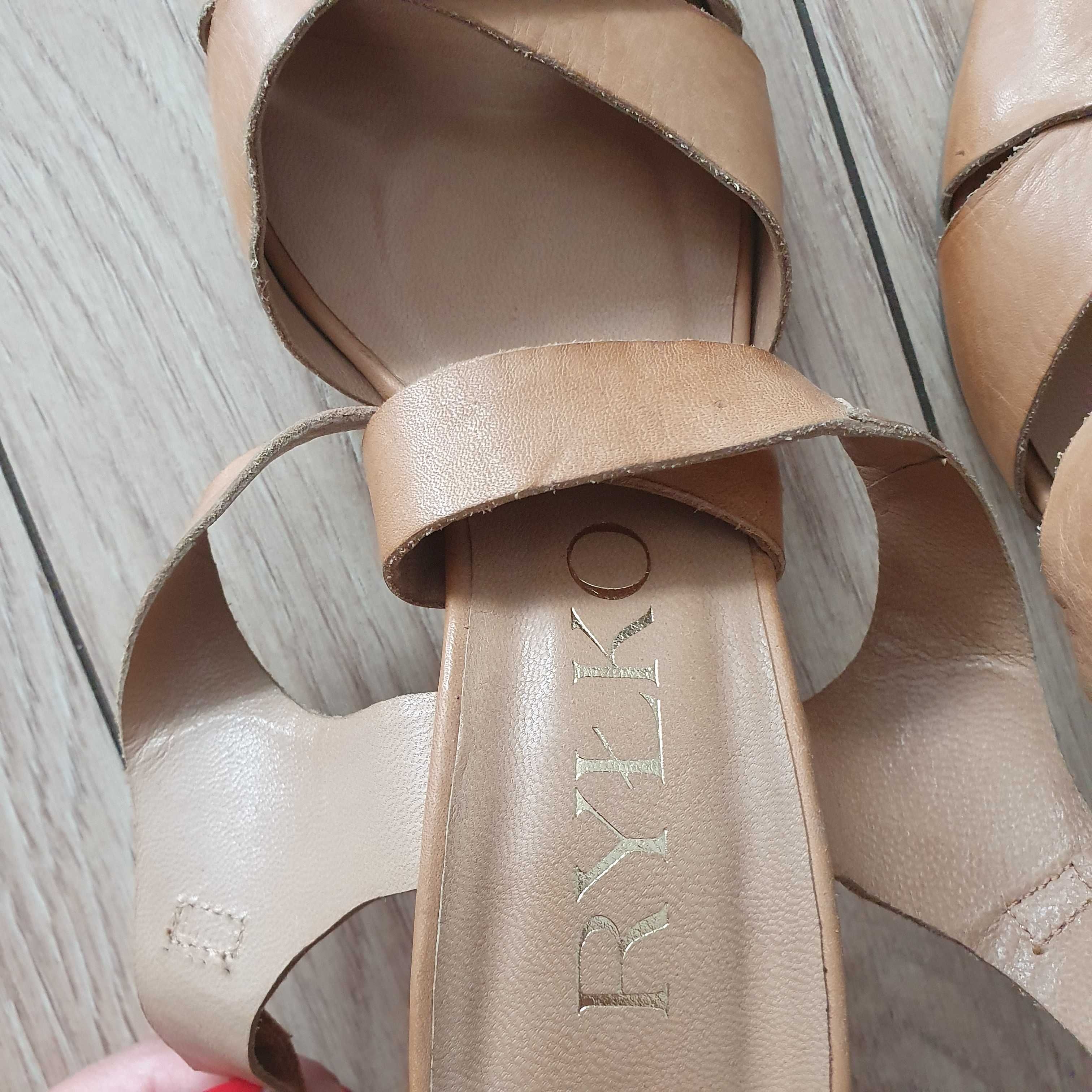 Nowe buty skórzane Ryłko