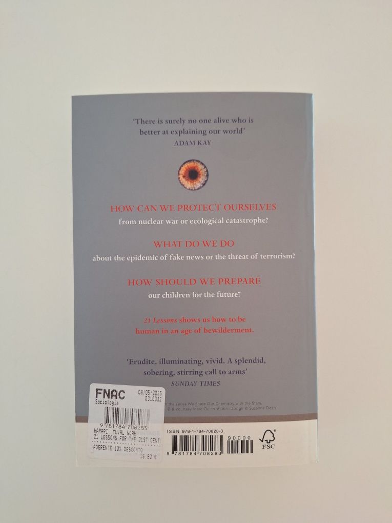 21 Lessons For The 21st Century de Yuval Noah Harari