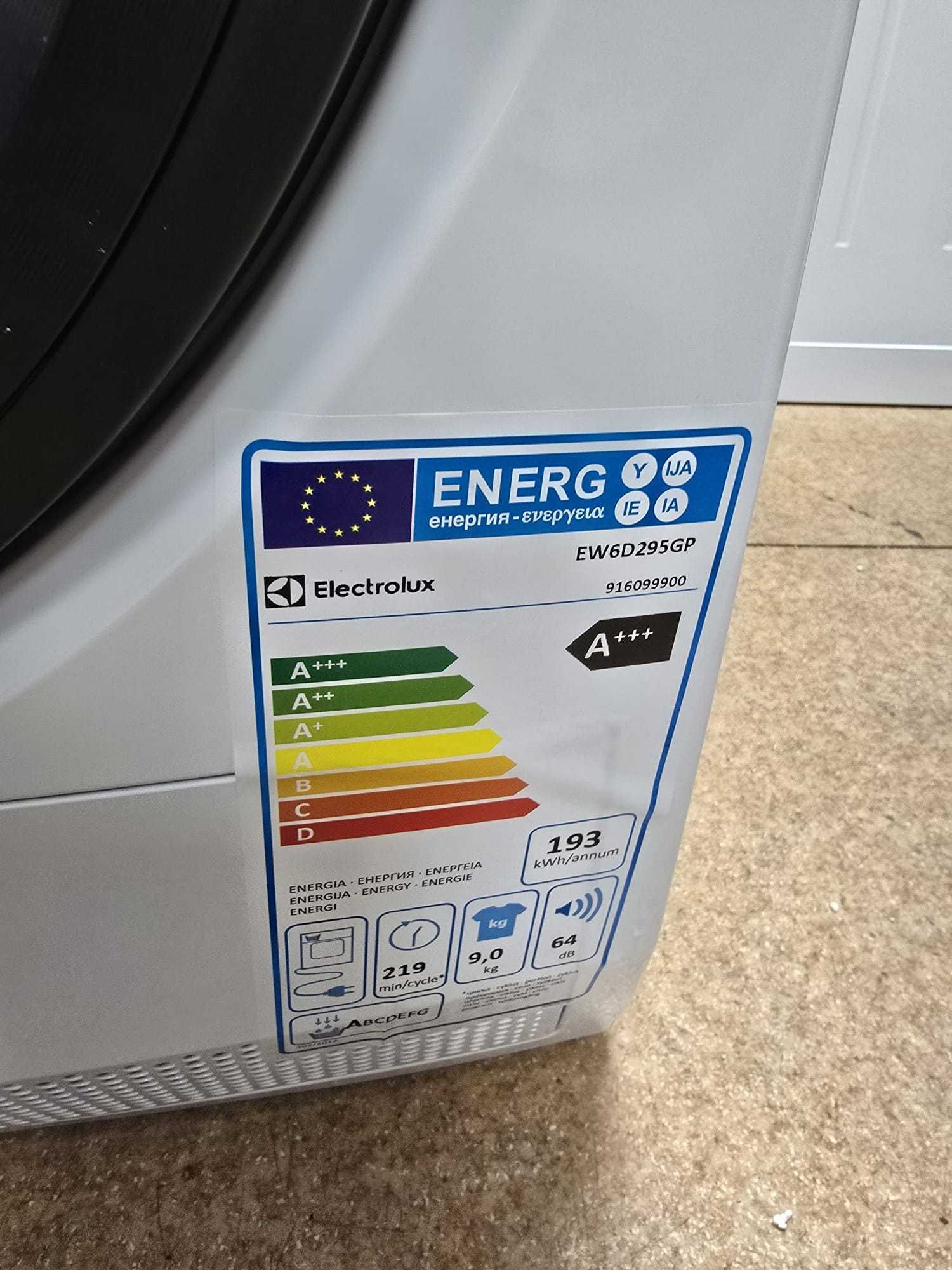 OUTLET nowa suszarka 9KG Electrolux  EW6D295GP gwar 2 lata M2