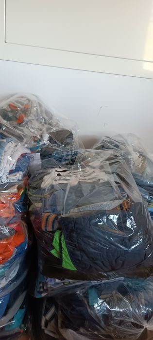 Zestaw ubranek dla niemowlaka, paka ubrań dla dziecka, komplety 74-86