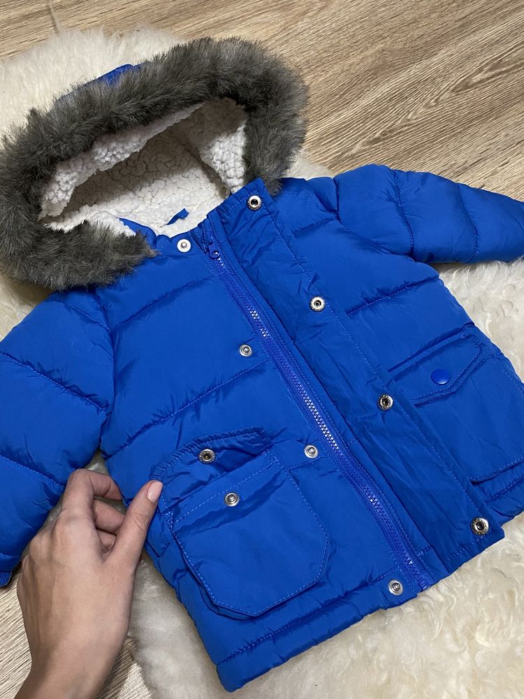 Зимова куртка на хлопчика F&F 3-6м