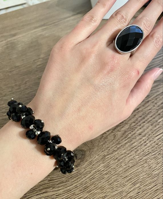 Набір браслет та кільце (19 мм) біжутерія