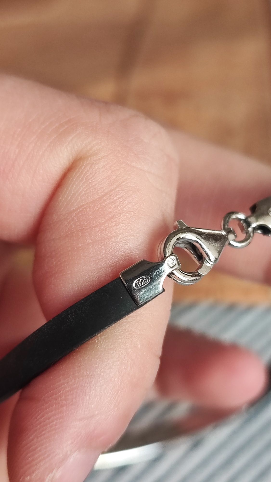 Pulseira em prata 925 com inscrição "Marcelo"