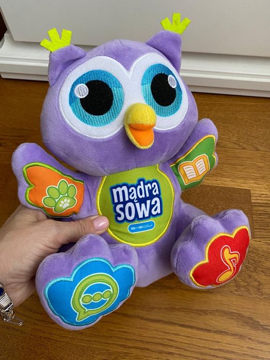 Mądra sowa zabawka interaktywna