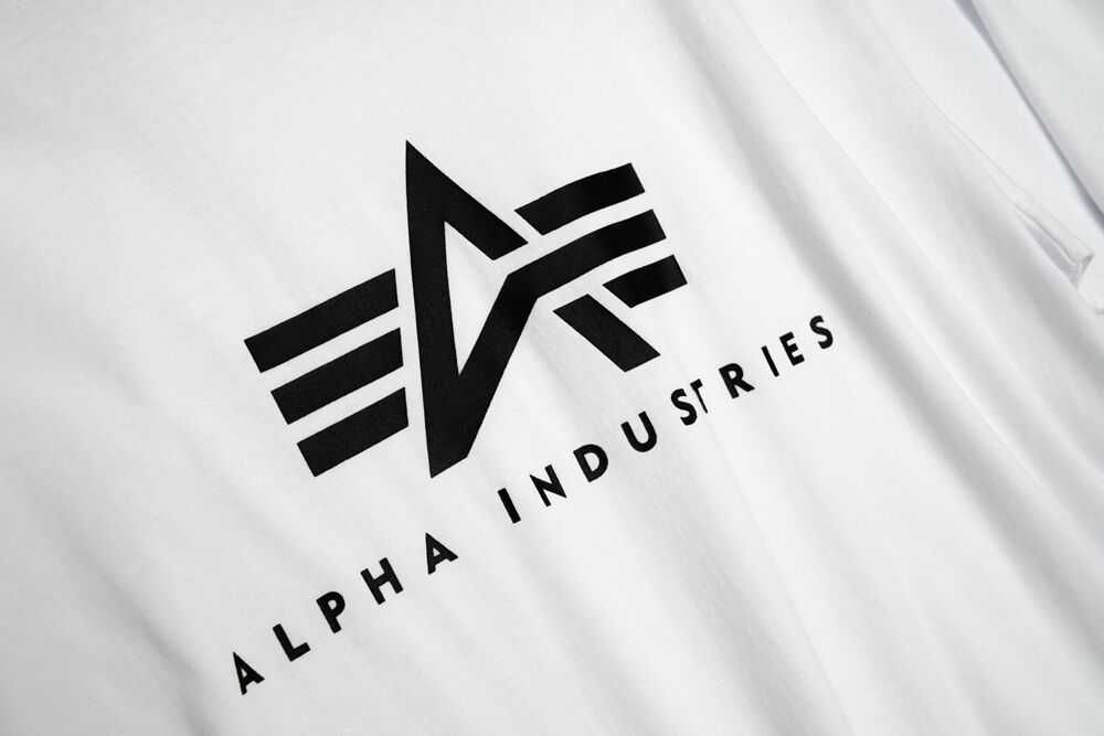 Футболка Alpha Industries Basic Logo оригінал унісекс