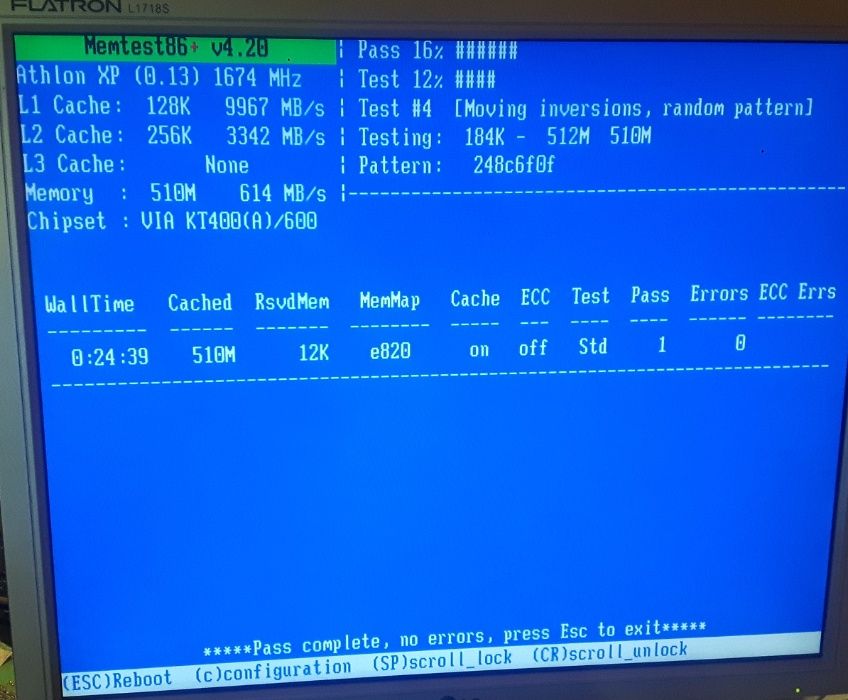 Pamięć RAM SDRAM DDR Apacer 512 MB UNB PC3200 , 400 MHz AM1 niska