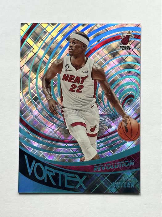 Karta NBA Jimmy Butler Panini Revolution Vortex Cosmic numerowana