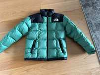 Kurtka The north face 700 męska JAK NOWA zielona  zimowa gruba rozm. M