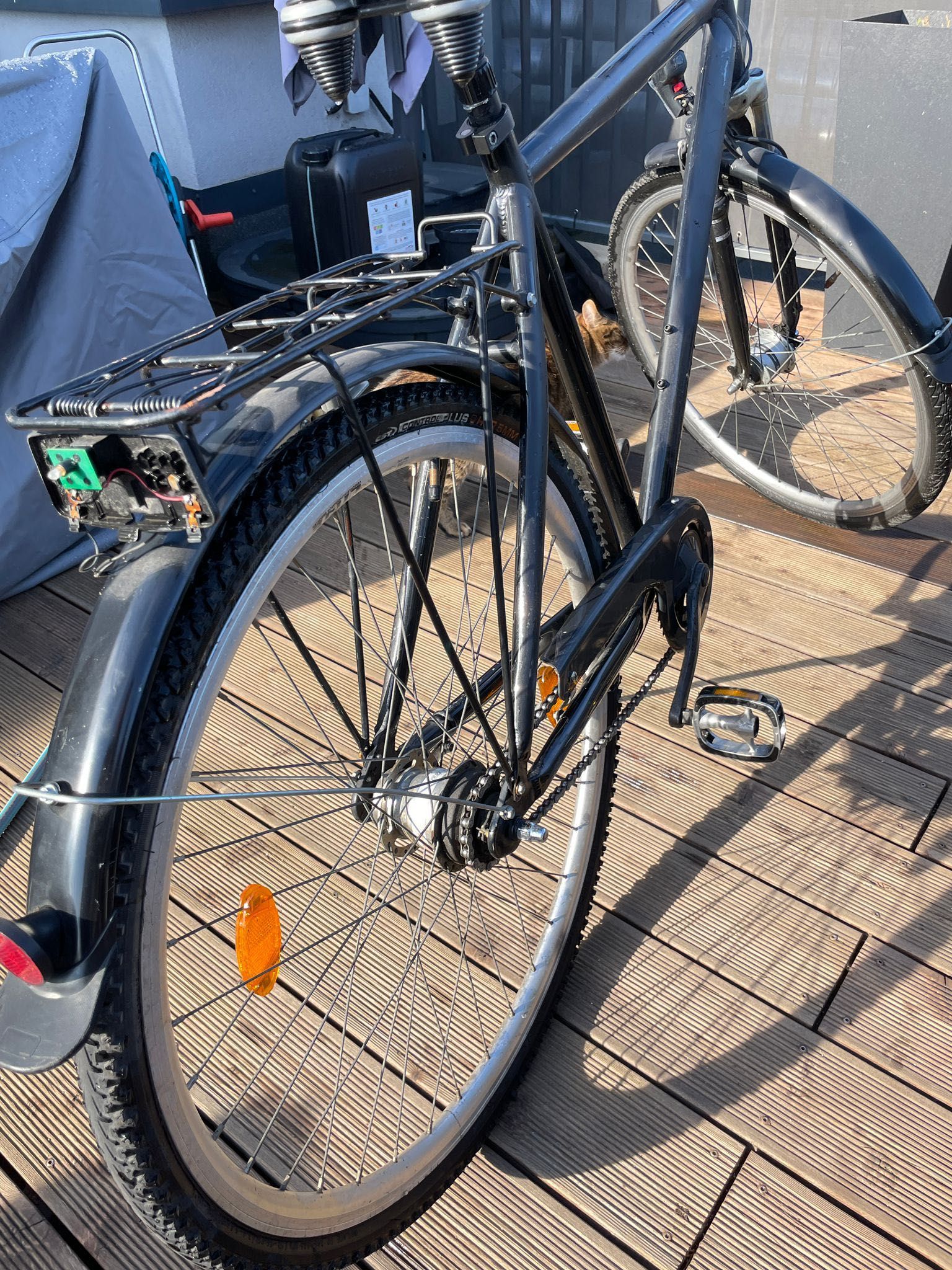 Rower miejski czarny GERMAN Shimano Nexus 7