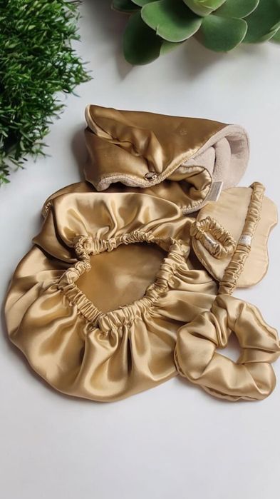 Шапочка для сну із 100 % натурального шовку