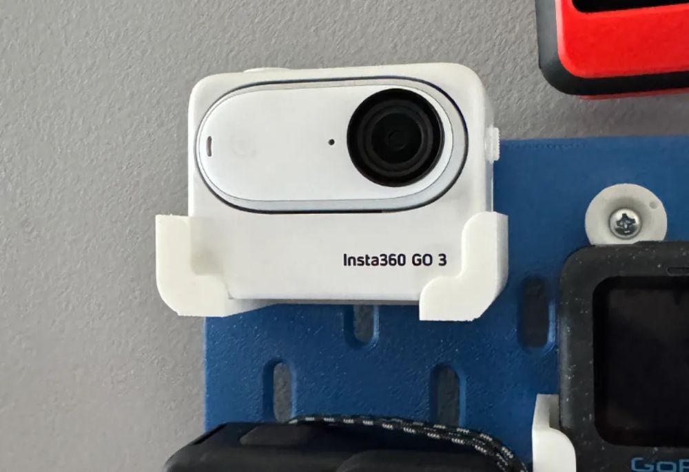 Suporte Específico para Insta360 Go 3 no Painel Skadis