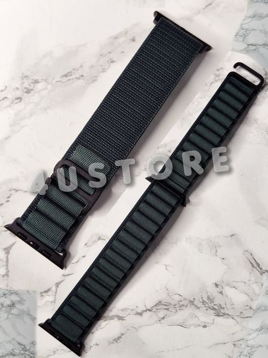 Ремешок Alpine Loop на Apple Watch 44 45 49 нейлон ремінець браслет