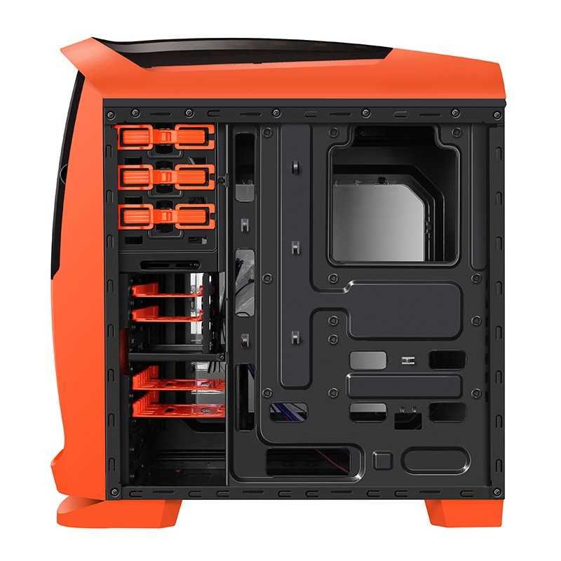 Caixa PC Coolbox ATX DEEPSTING II Orange - Edição limitada