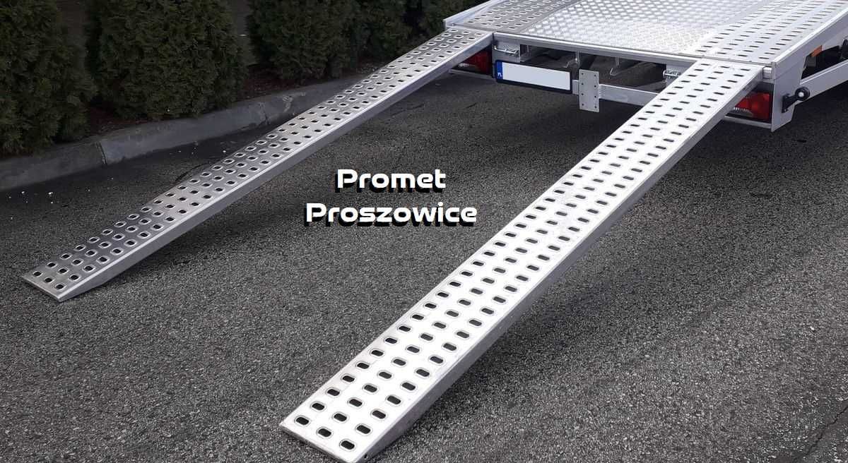 Najazdy Aluminiowe 2,5m x 32cm LOHR do 2T Podjazdy - Laweta Przyczepa