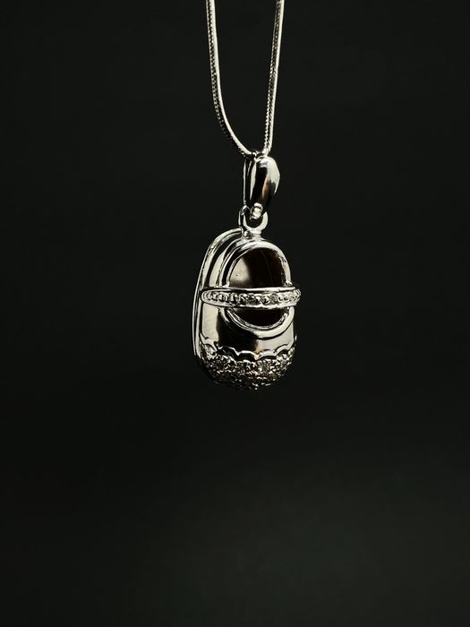 Золота підвіска / золотая подвеска / кулон / діаманти