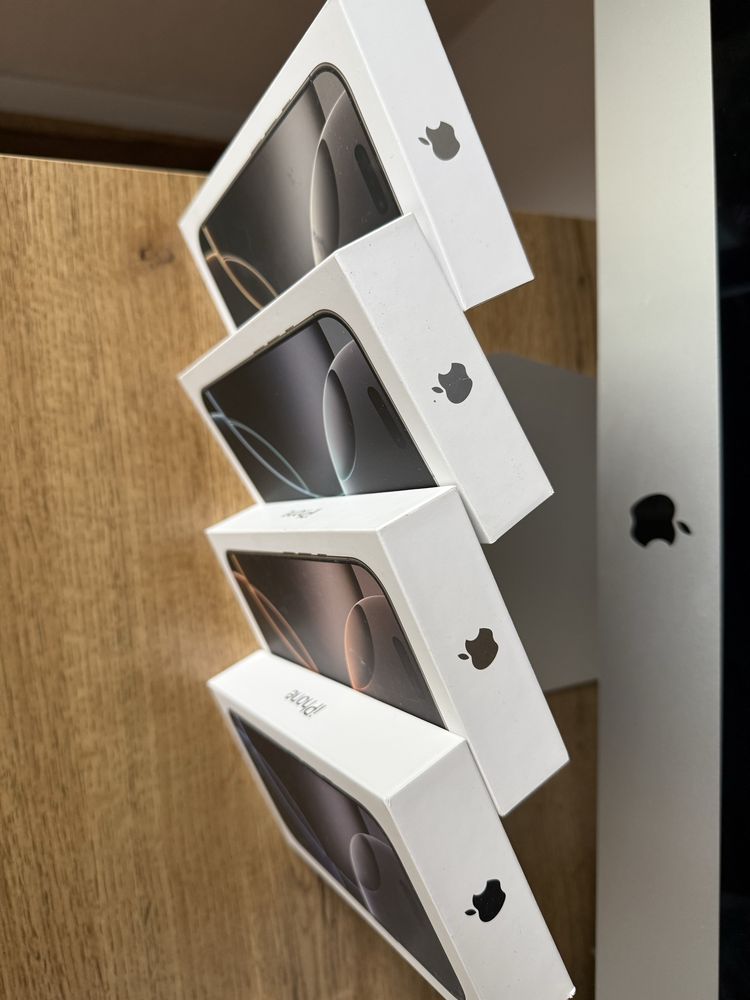 Nowe zaplombowane iPhone 16 Pro 256gb Titanium Natural szary i Black
