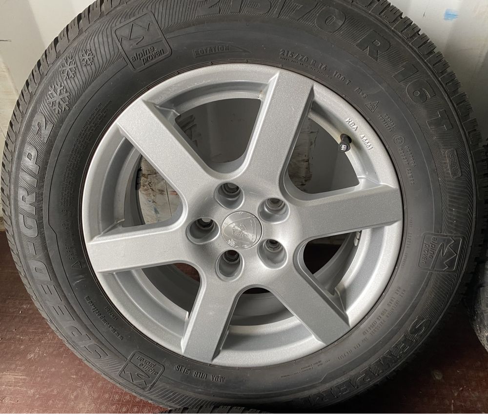 Alufelgi z oponami 215/70 R16 Kia Sportage Hyundai Tucson IX35 5x114,3