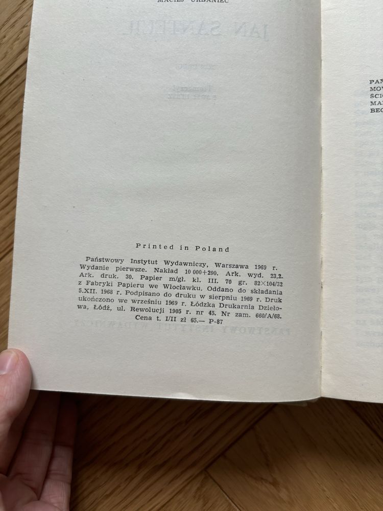 Marcel Proust Jan Santeuil wydanie pierwsze