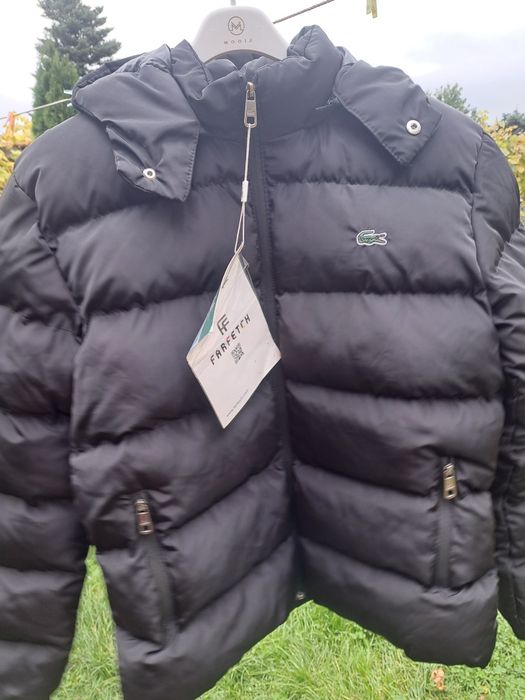 Kurtka męska czarna  lacosta