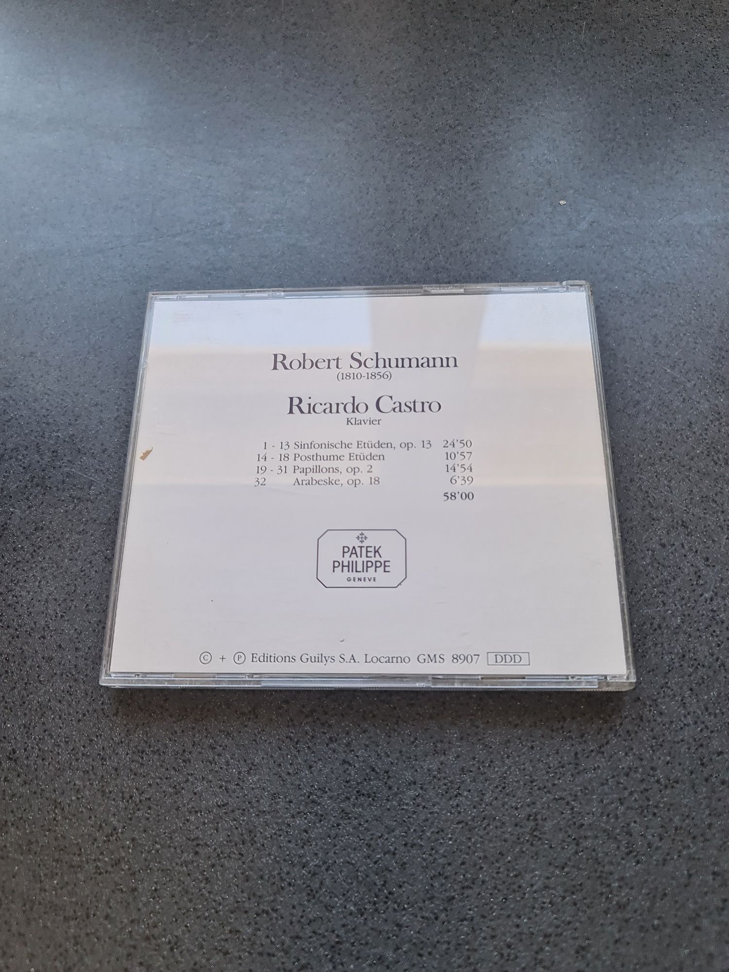 Płyta CD Patek Philippe Ricardo Castro Klavier